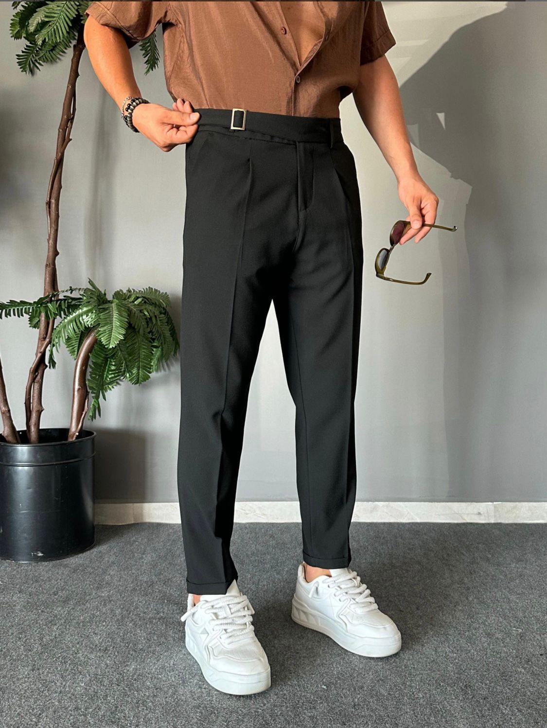 Black Gurkha pant