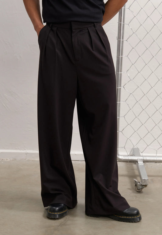 Coffee brown boot cut pants