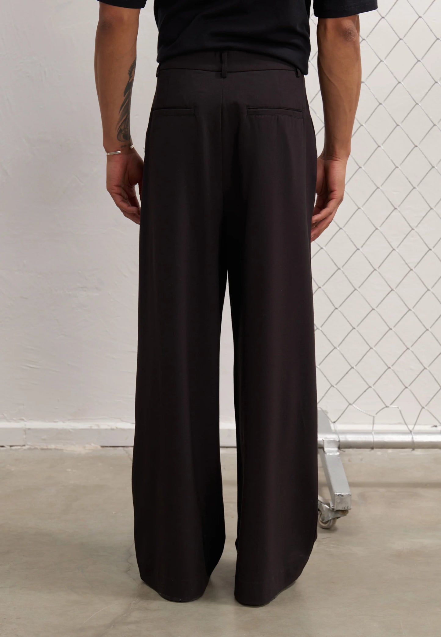 Coffee brown boot cut pants
