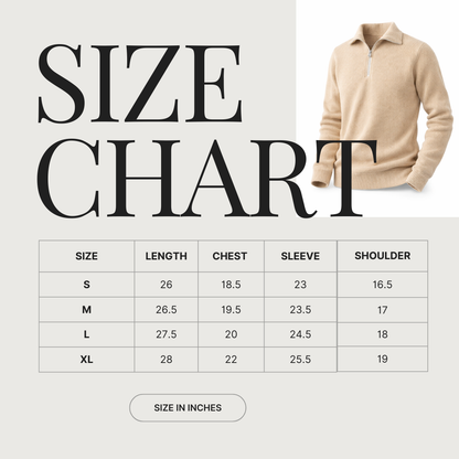 Beige knitted sweater