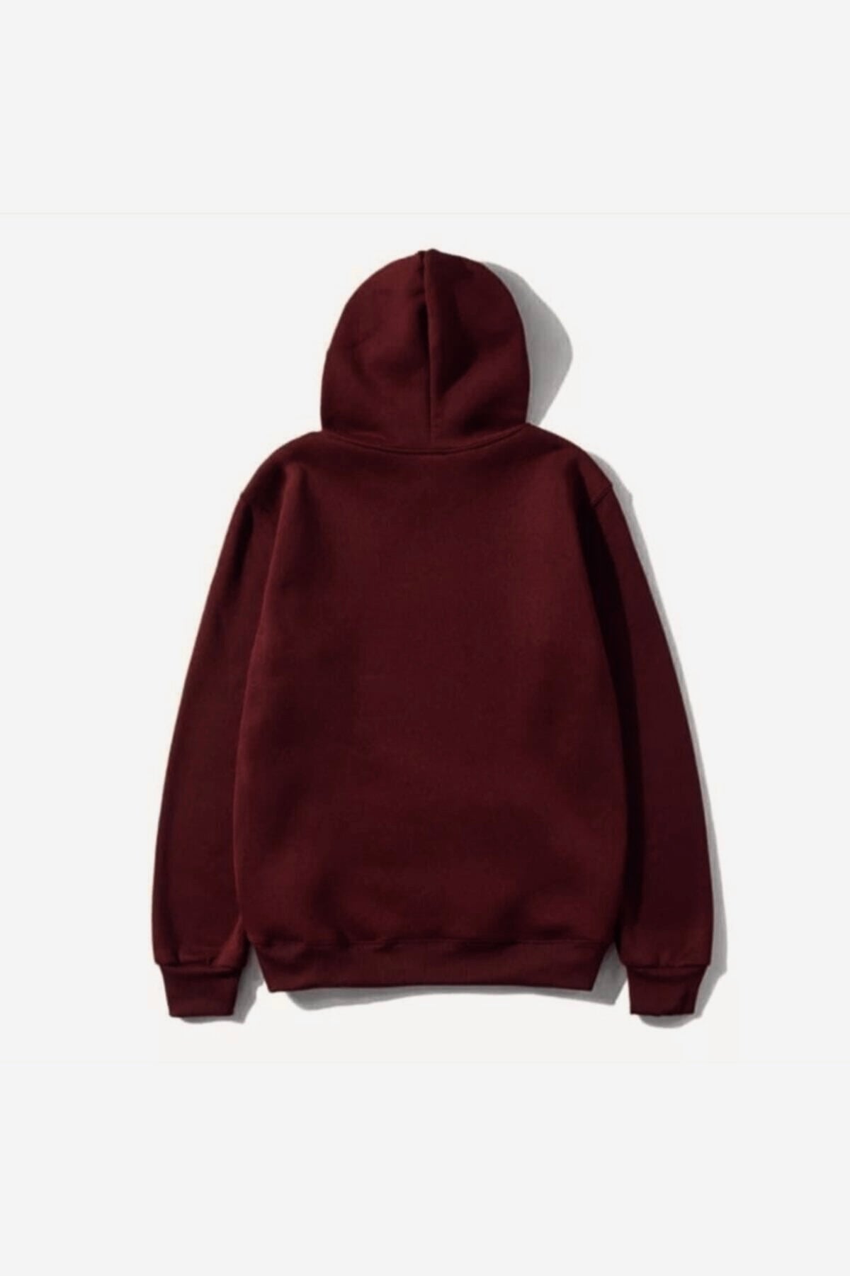Maroon fleece hoodie