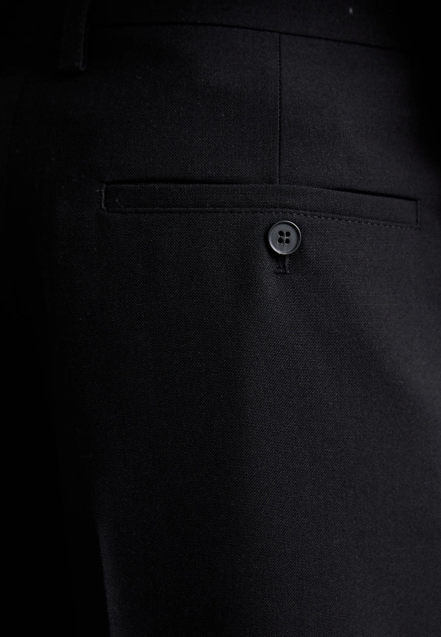 Black boot cut pants