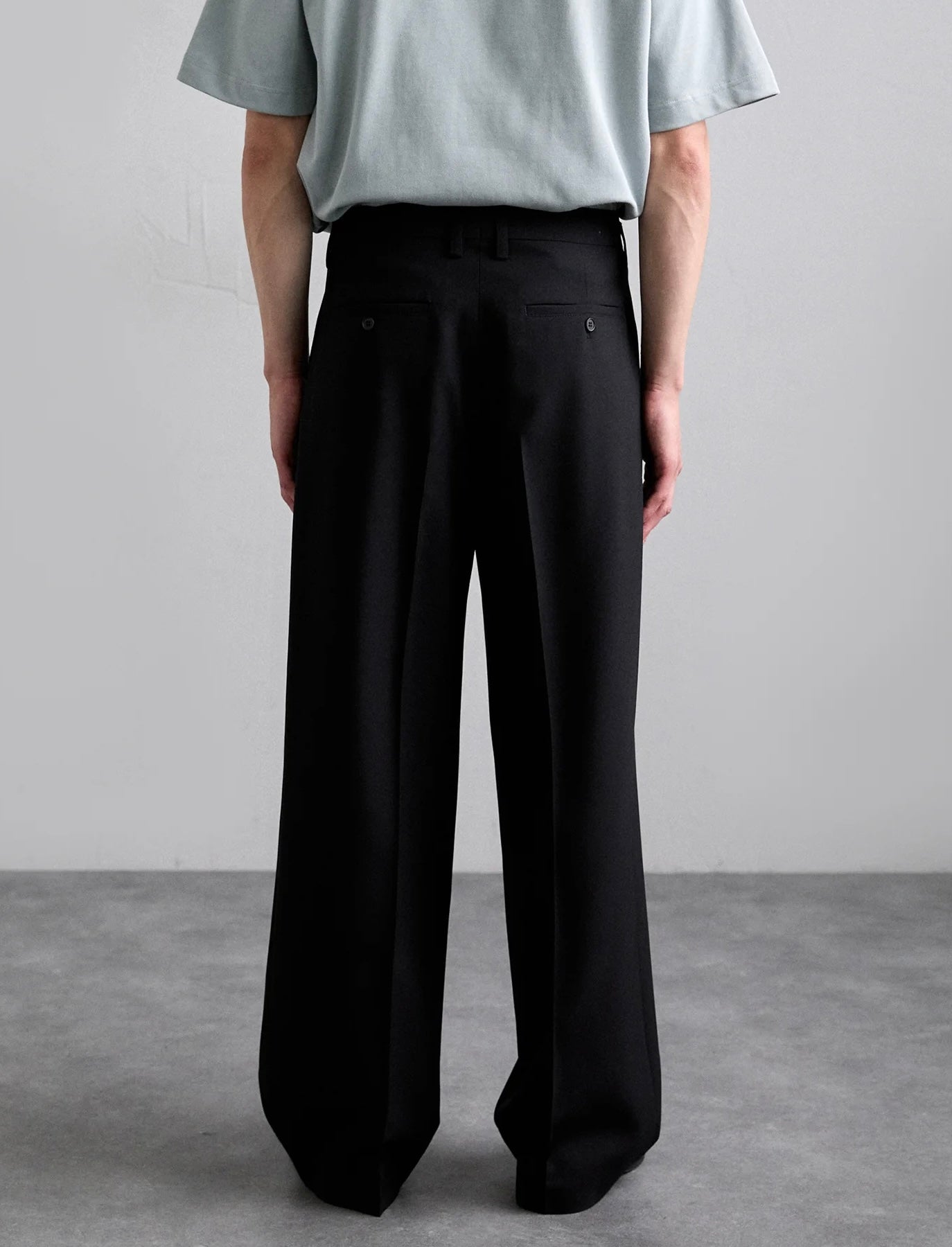 Black boot cut pants