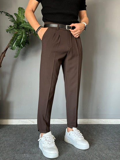 Brown basic pant