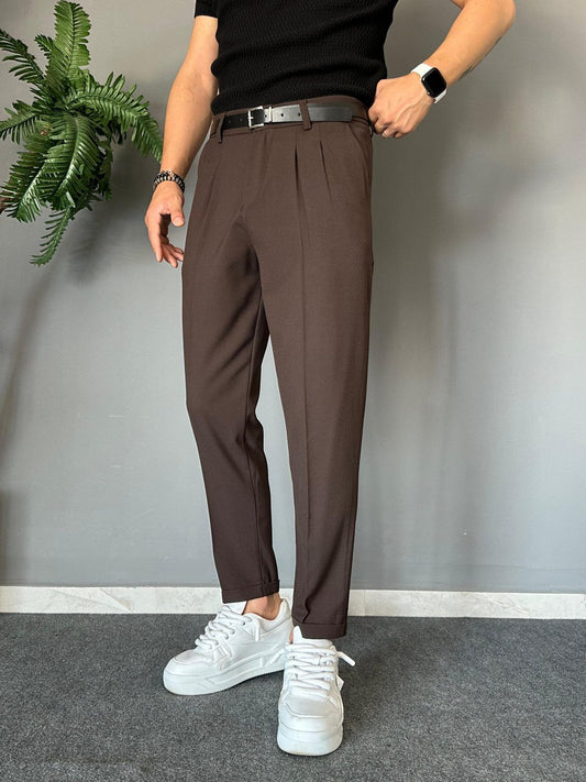 Brown basic pant